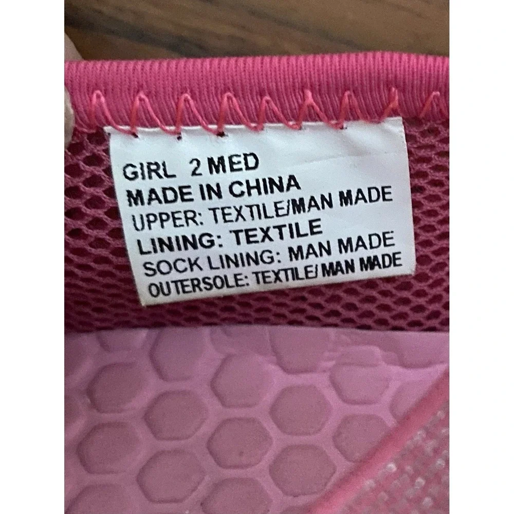 SO Youth Girls Sz 2 Mary Jane Water Shoes Pink !!